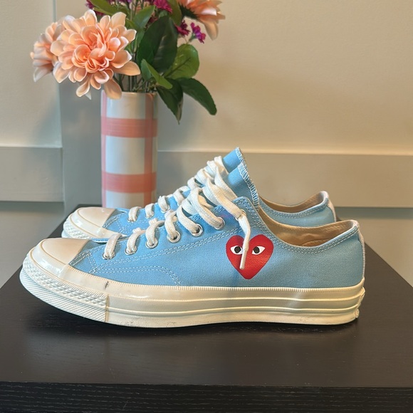 Comme des Garçons PLAY x Chuck 70 Low 'Bright Blue' - Picture 3 of 7
